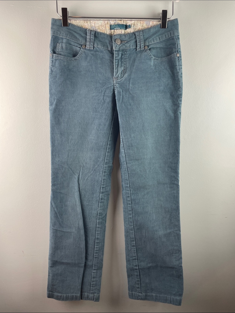 Prana Light Blue Corduroy Jeans Size 4